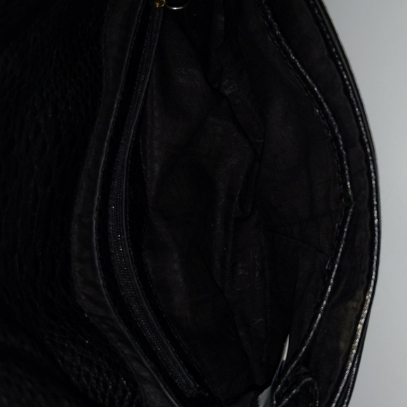 Leather Fringe Fold Over Clutch - Picture 6 of 12